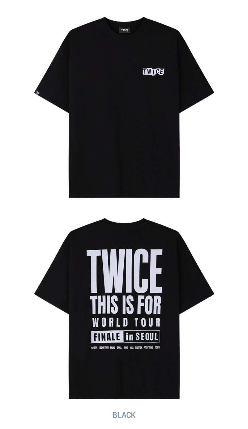TWICE - T-SHIRT (2026 THIS IS FOR WORLD TOUR FINALE IN SEOUL MD)