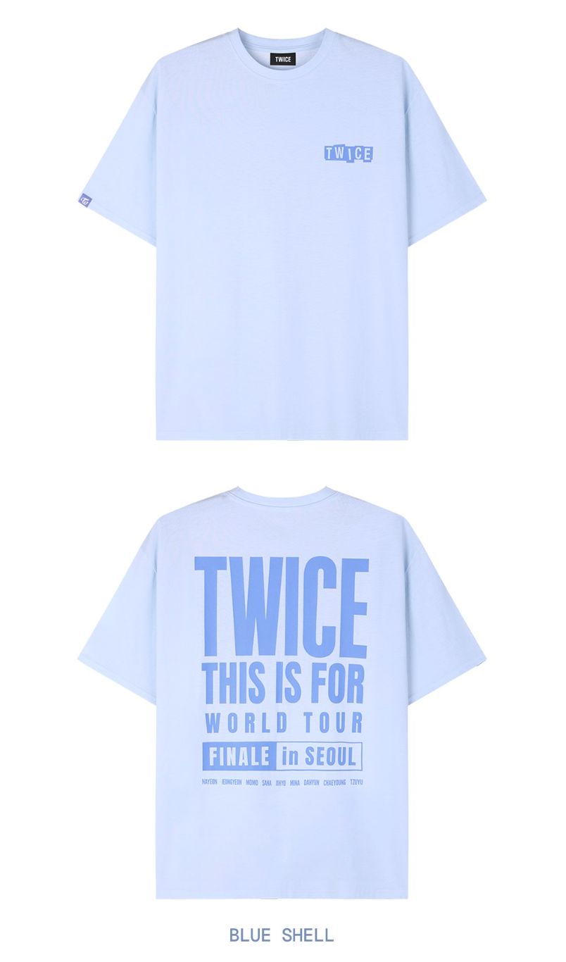 TWICE - T-SHIRT (2026 THIS IS FOR WORLD TOUR FINALE IN SEOUL MD)