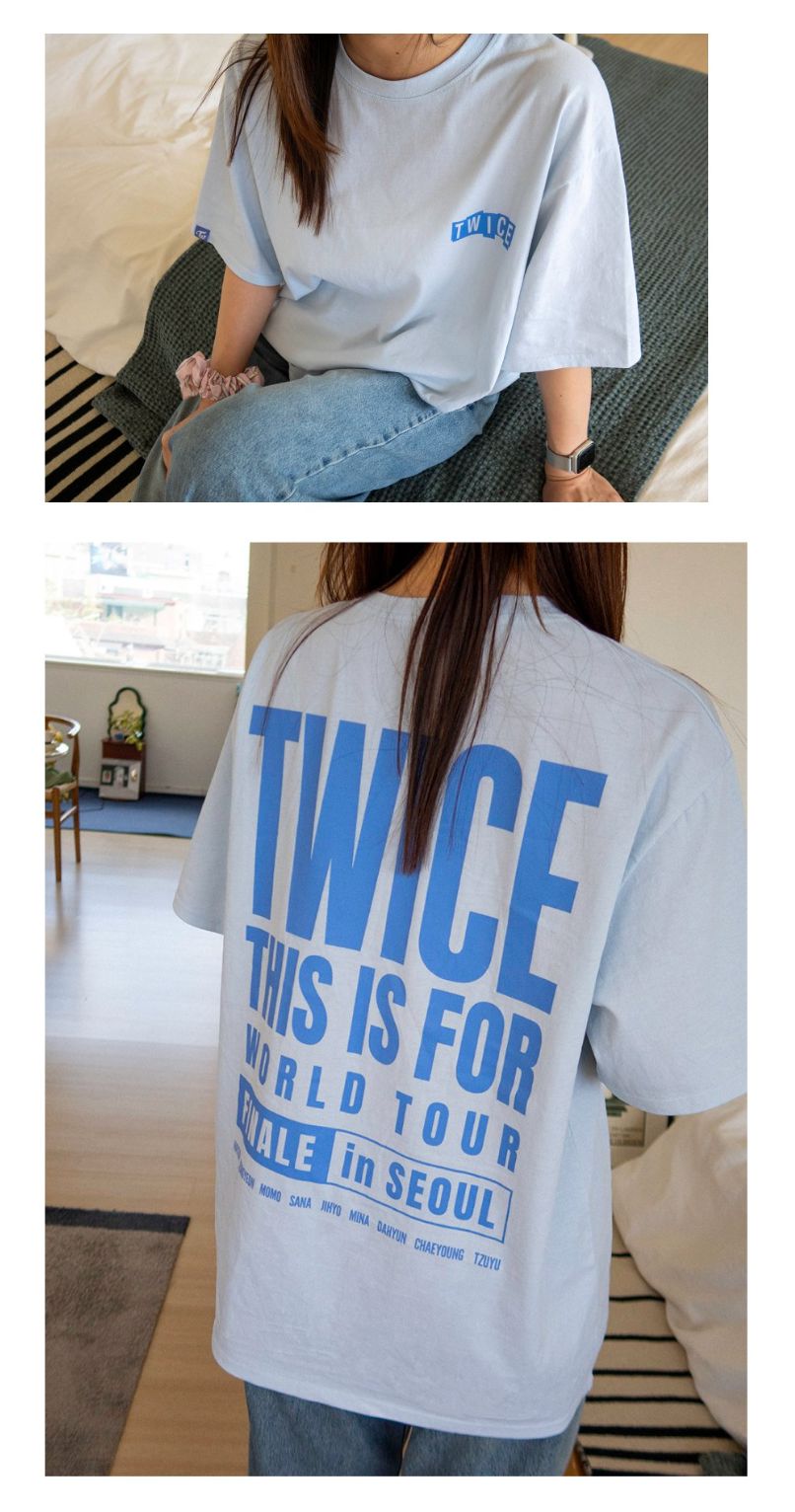 TWICE - T-SHIRT (2026 THIS IS FOR WORLD TOUR FINALE IN SEOUL MD)