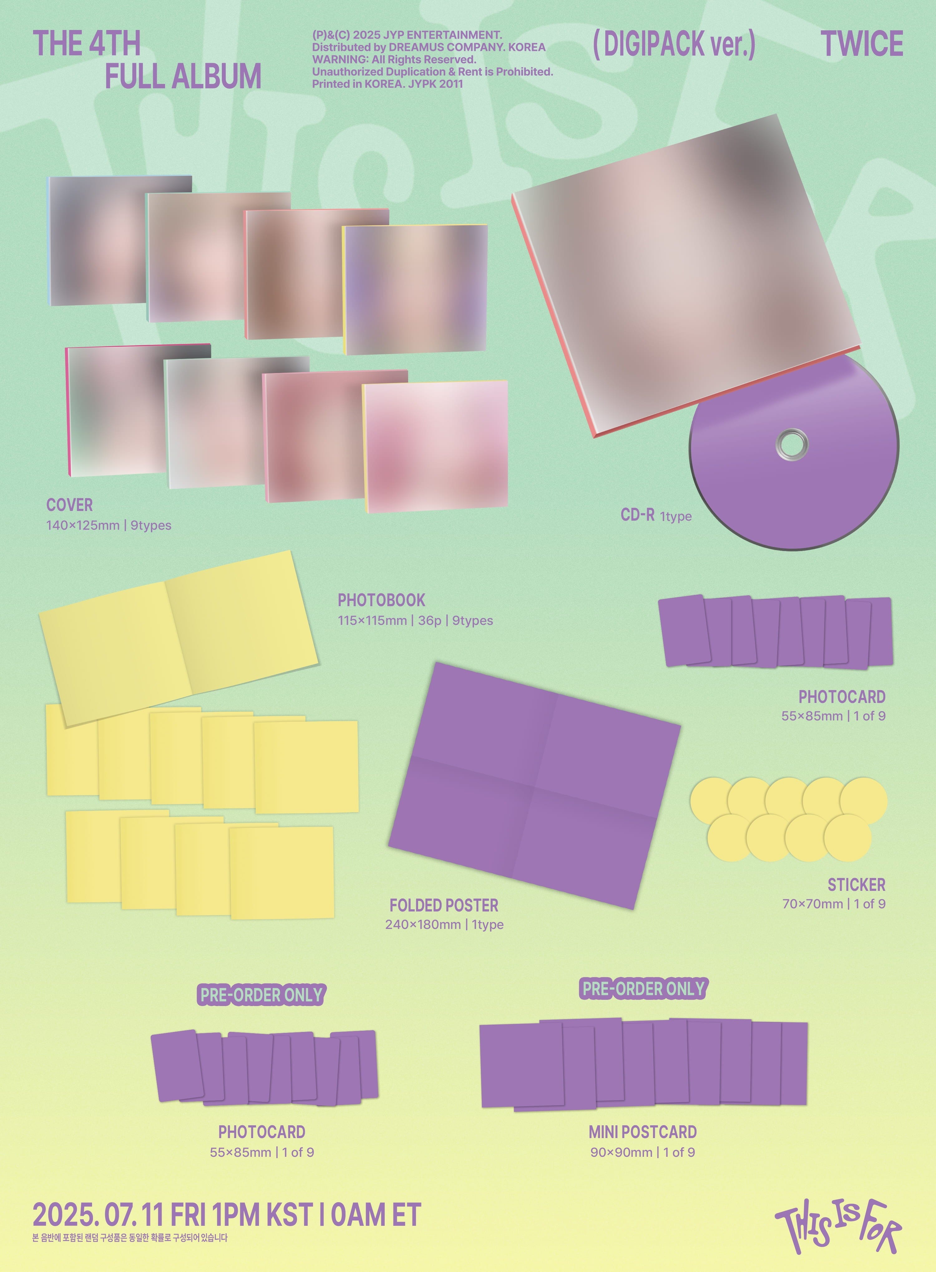 TWICE - THIS IS FOR (DIGIPACK VER.) Nolae