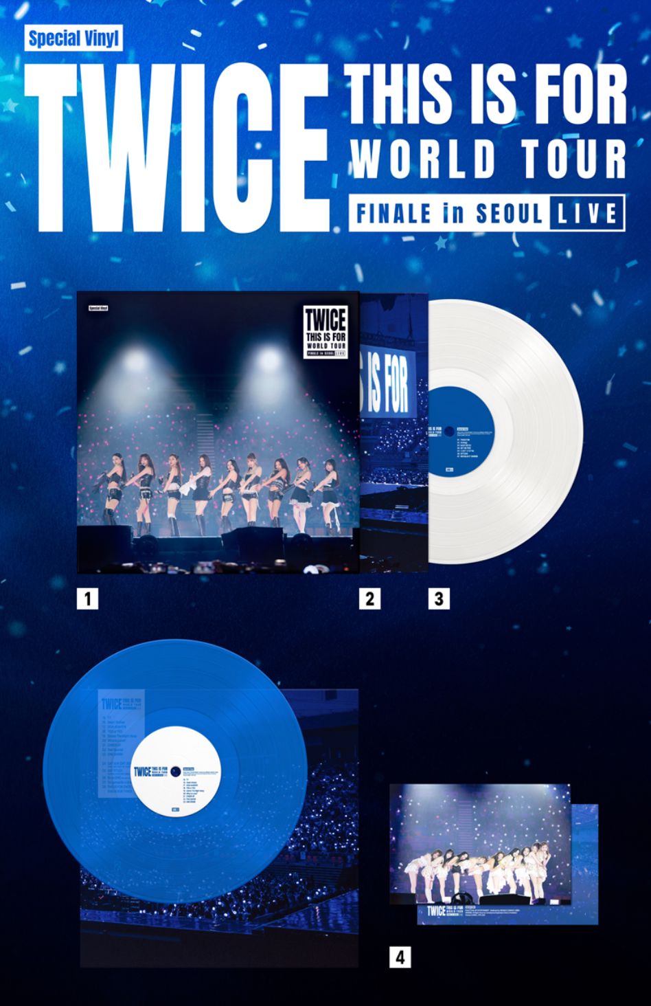 TWICE - 'THIS IS FOR' WORLD TOUR : FINALE in SEOUL LIVE (SPECIAL VINYL) + BDM Gift Nolae