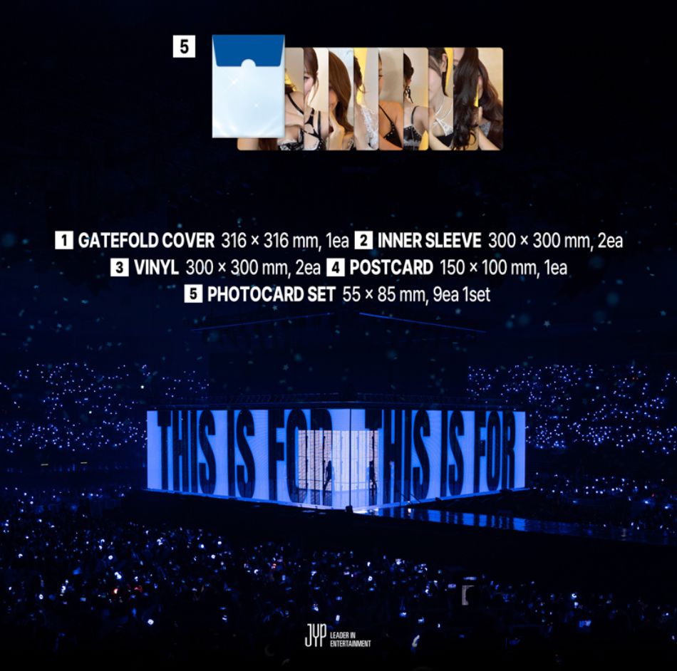 TWICE - 'THIS IS FOR' WORLD TOUR : FINALE in SEOUL LIVE (SPECIAL VINYL) + BDM Gift Nolae