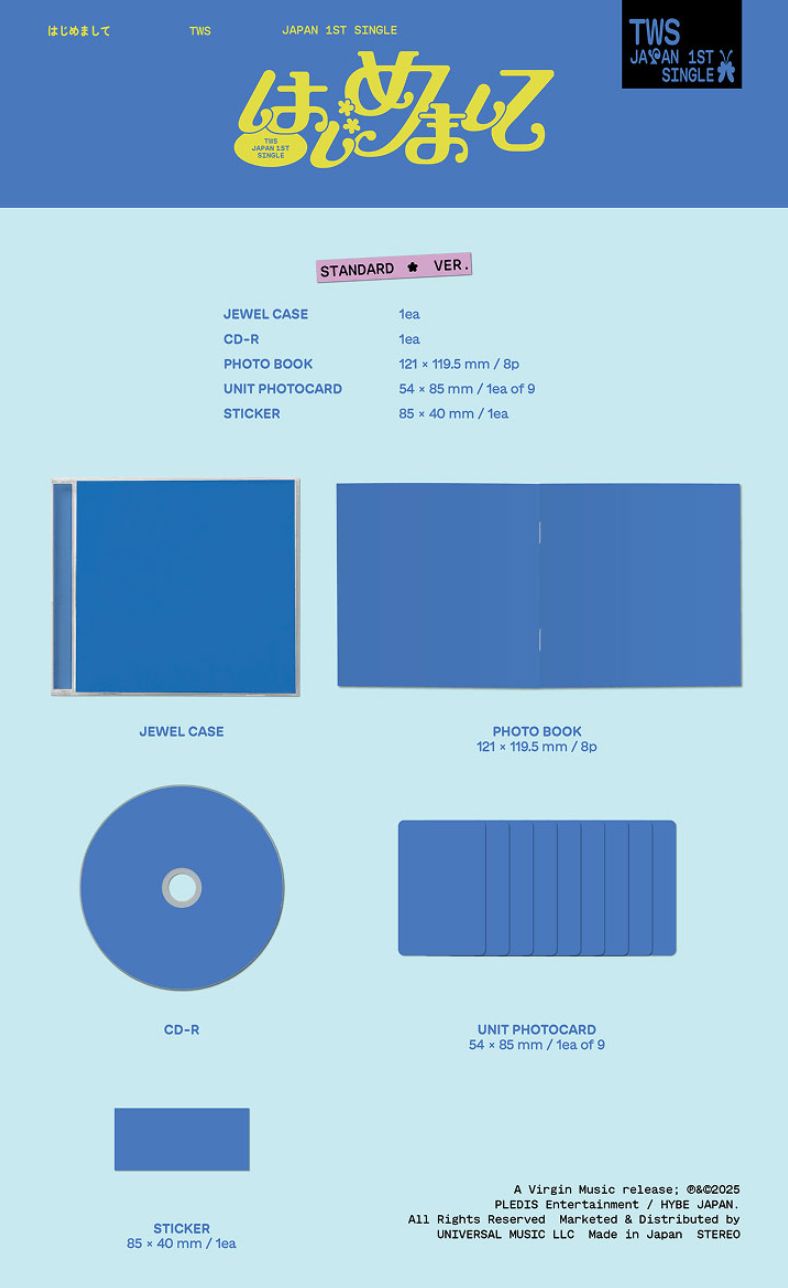 TWS - JAPAN 1ST SINGLE (はじめまして) + Weverse Gift Nolae