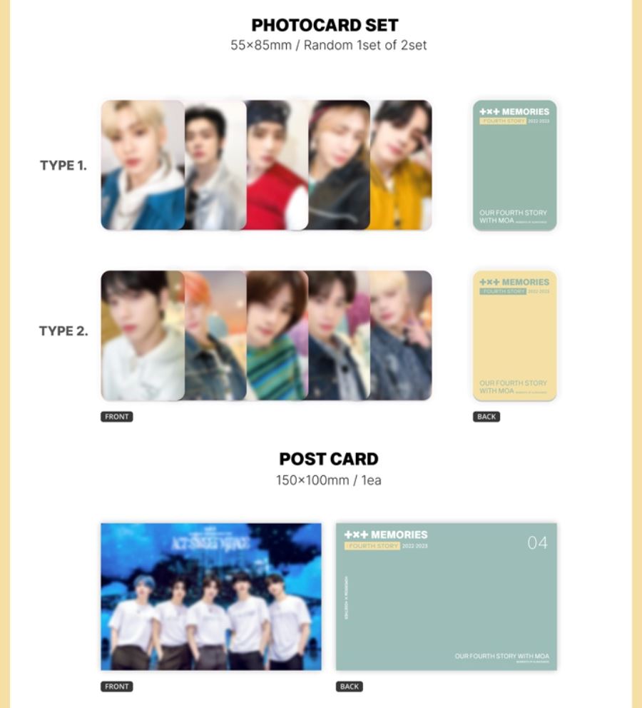 TXT - MEMORIES : FOURTH STORY + Weverse Gift Nolae