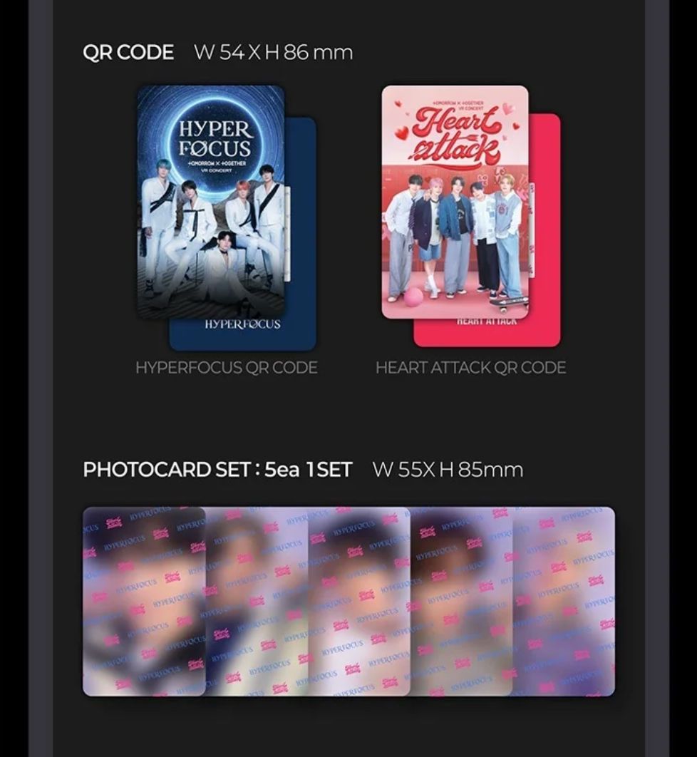 TXT - VR CONCERT BOX (HEART ATTACK & HYPERFOCUS) Nolae