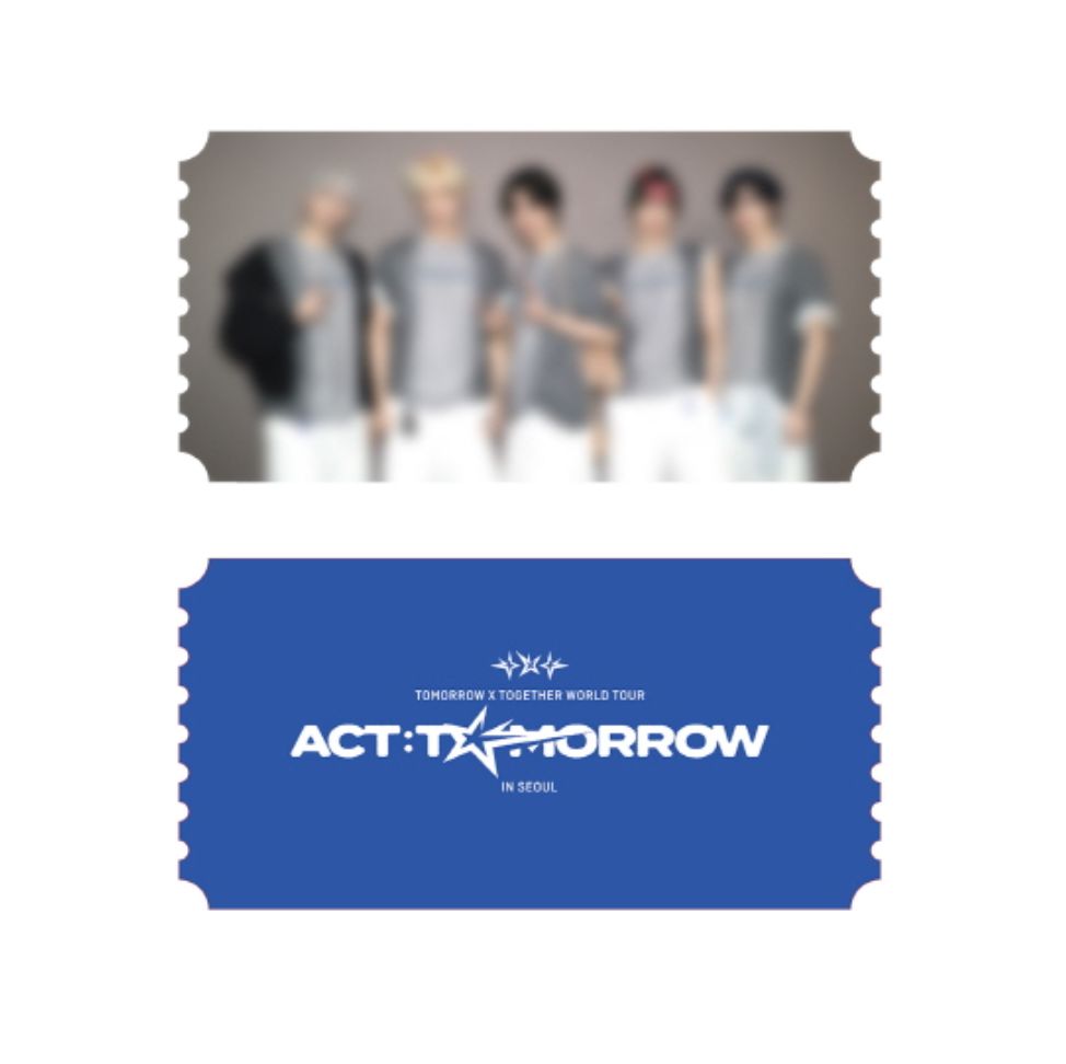 TXT - WORLD TOUR IN SEOUL (DIGITAL CODE) + Original Ticket