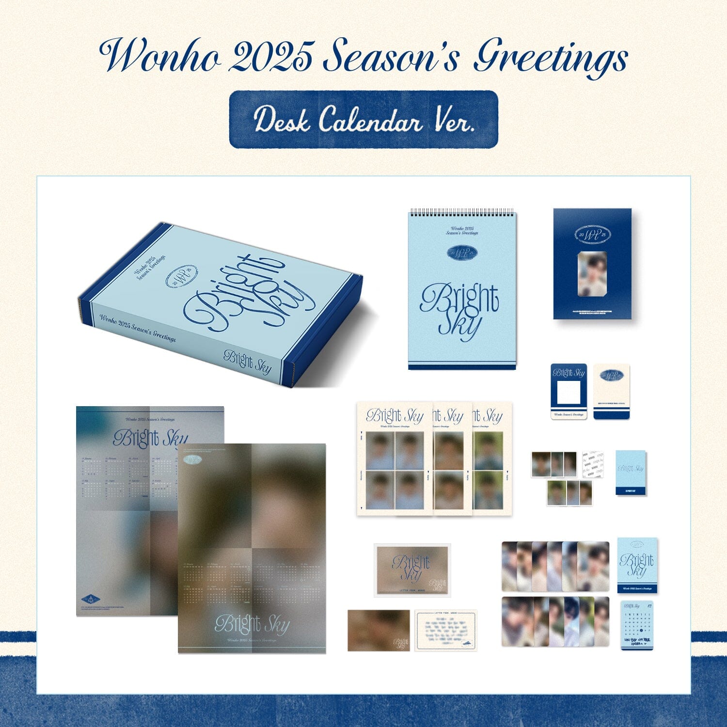 WONHO - 2025 SEASON'S GREETINGS (BRIGHT SKY) Nolae