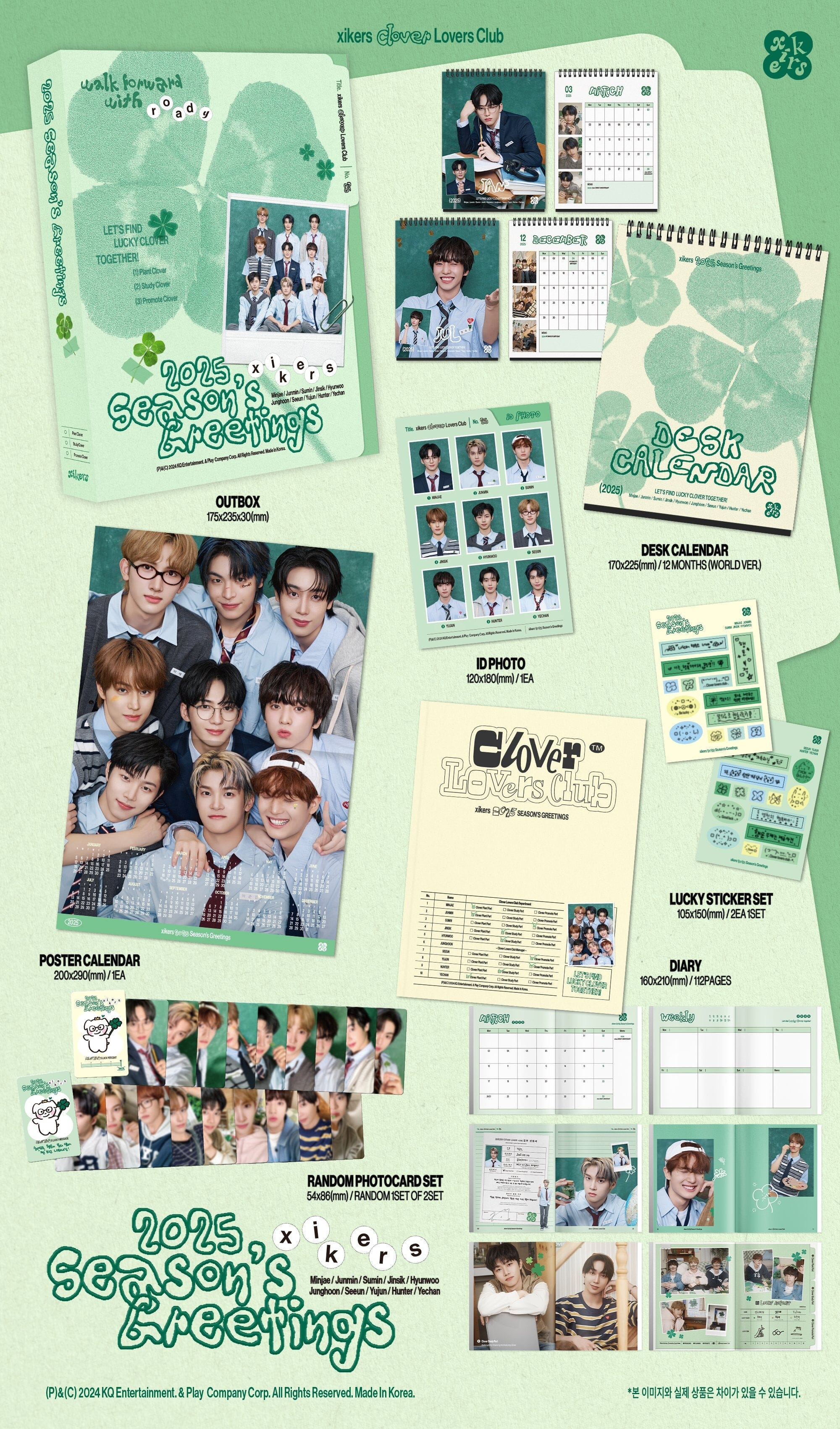 XIKERS - 2025 SEASON'S GREETINGS Nolae