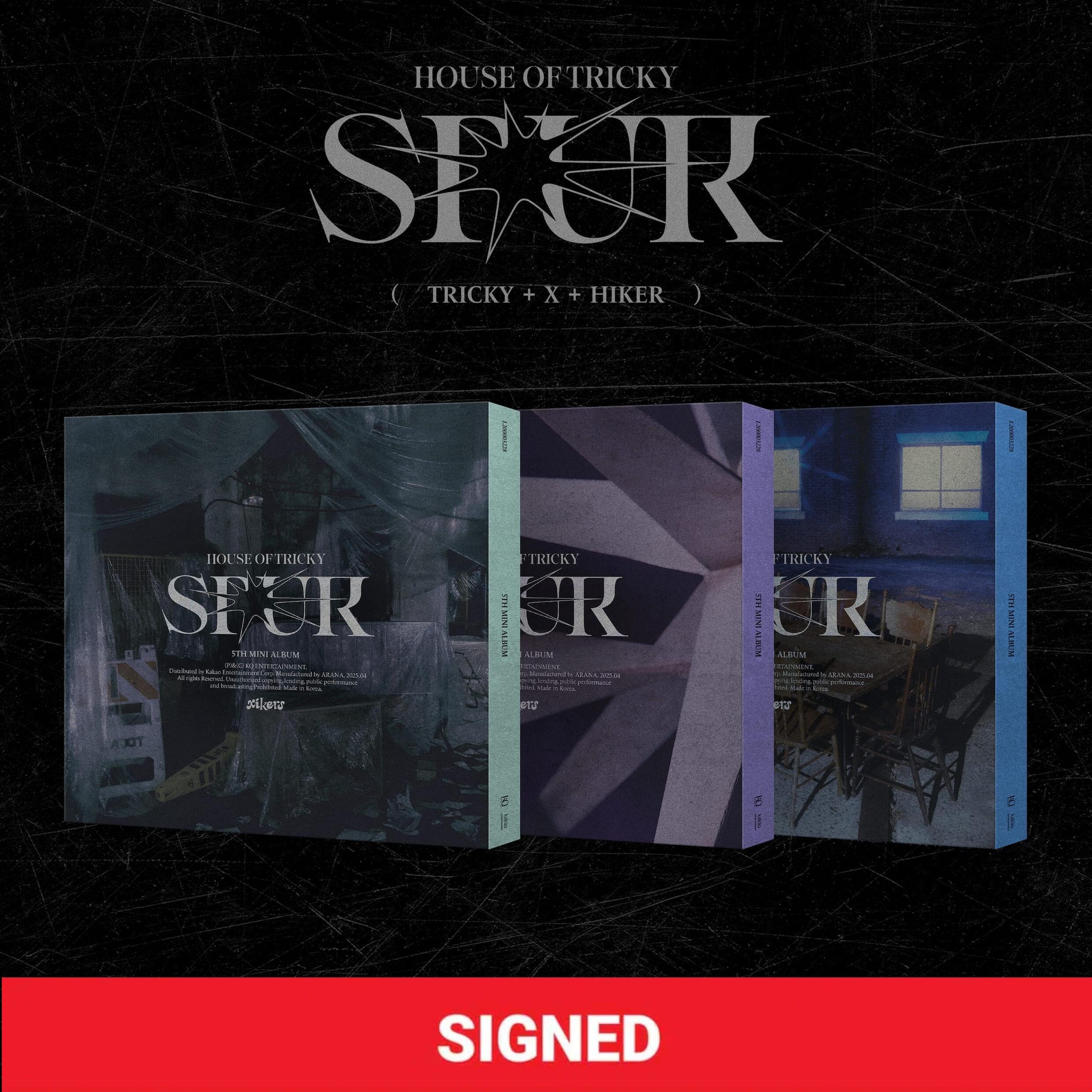 XIKERS - HOUSE OF TRICKY : SPUR (SIGNED)