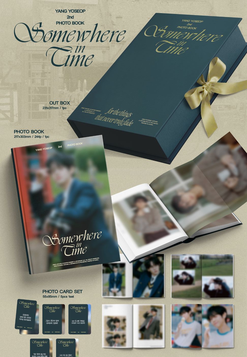 YANG YOSEOP - SOMEWHERE IN TIME (2ND PHOTO BOOK) Nolae