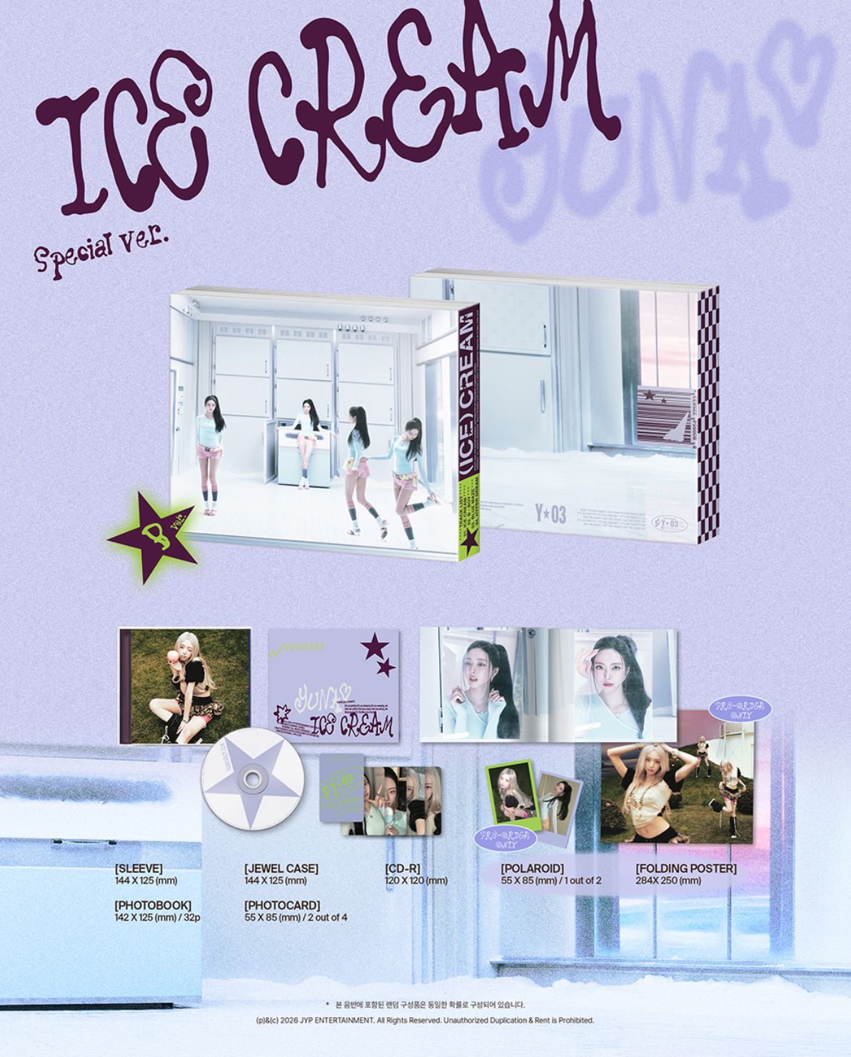 YUNA (ITZY) - ICE CREAM (SPECIAL VER.) Nolae