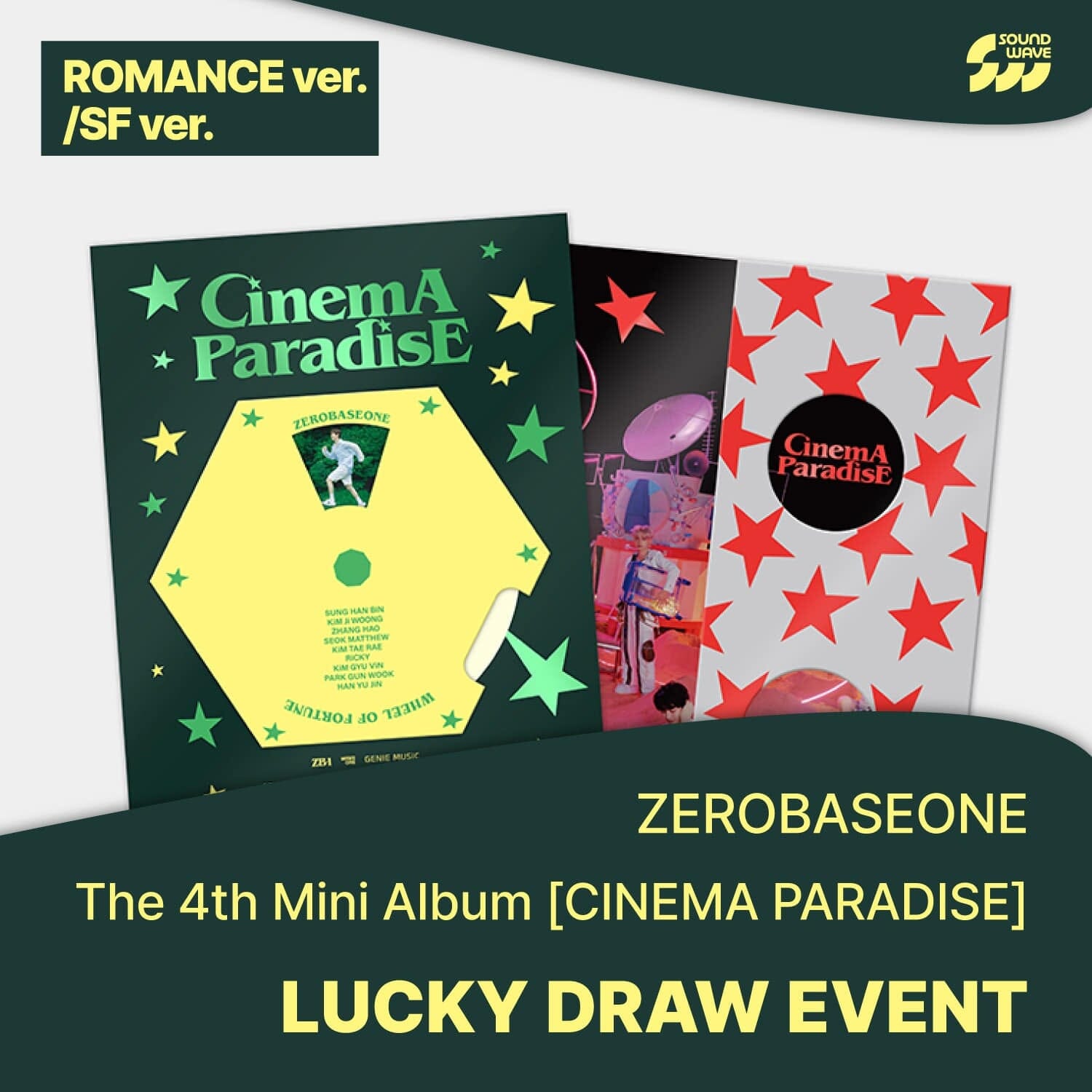 ZB1 - CINEMA PARADISE (THE 4TH MINI ALBUM) LUCKY DRAW (SW) Nolae