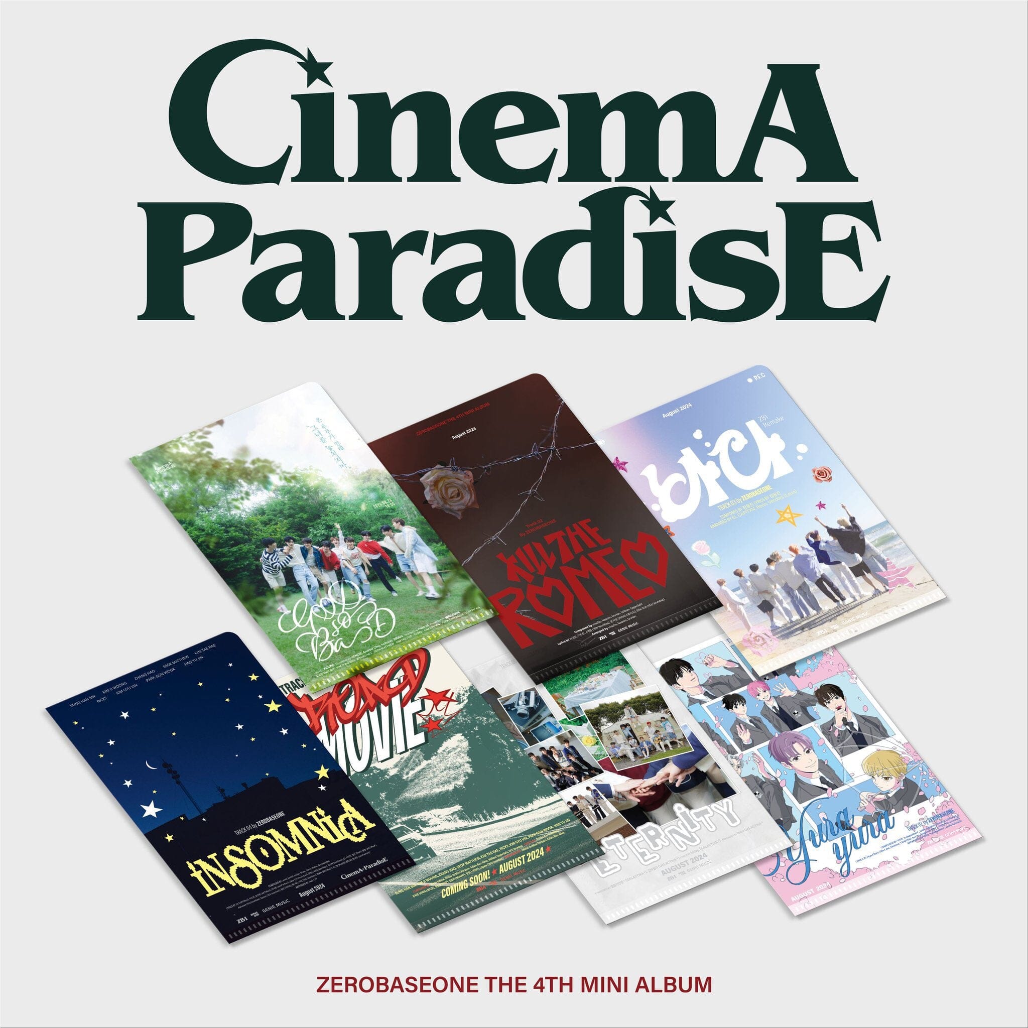 ZB1 - CINEMA PARADISE (THE 4TH MINI ALBUM) ZEROSE VER. Nolae