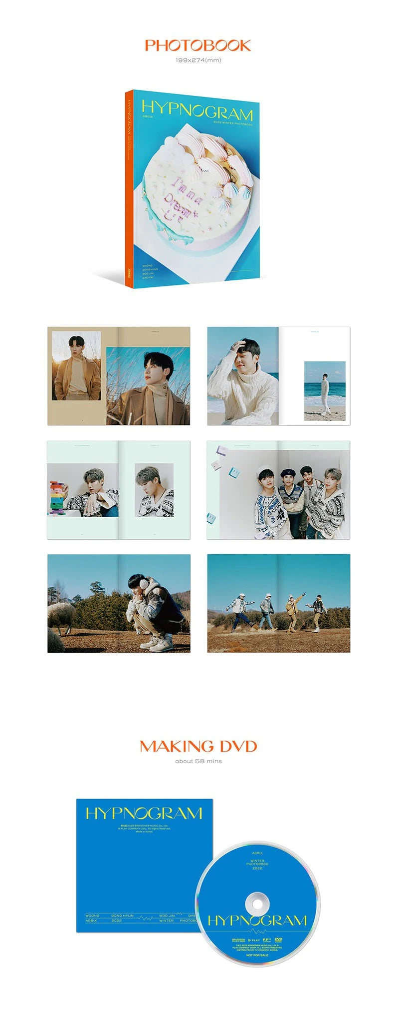 AB6IX - 2022 WINTER PHOTOBOOK HYPNOGRAM Nolae Kpop