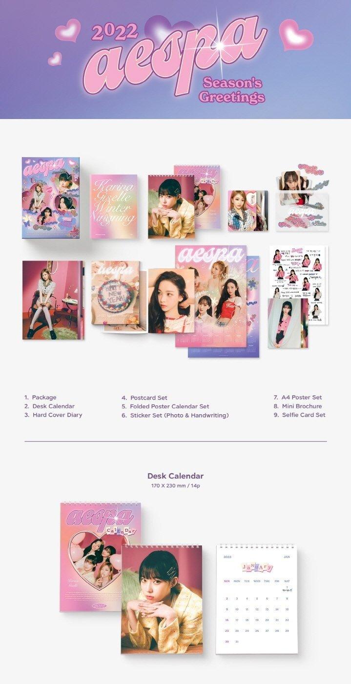 AESPA - SEASON'S GREETINGS 2022 Nolae Kpop