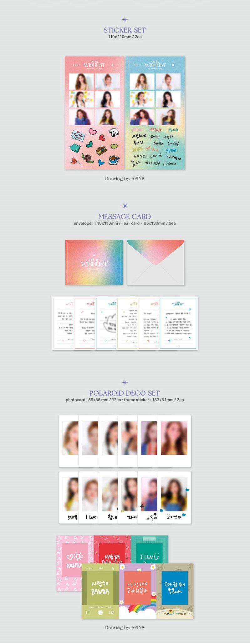 APINK - 2022 SEASON'S GREETINGS OH MY WISHLIST Nolae Kpop