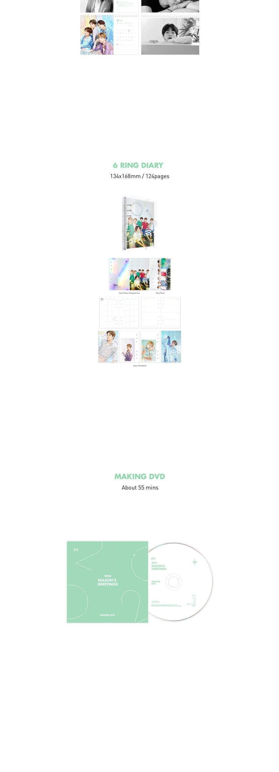 BTS - 2020 SEASON'S GREETINGS + Mousepad