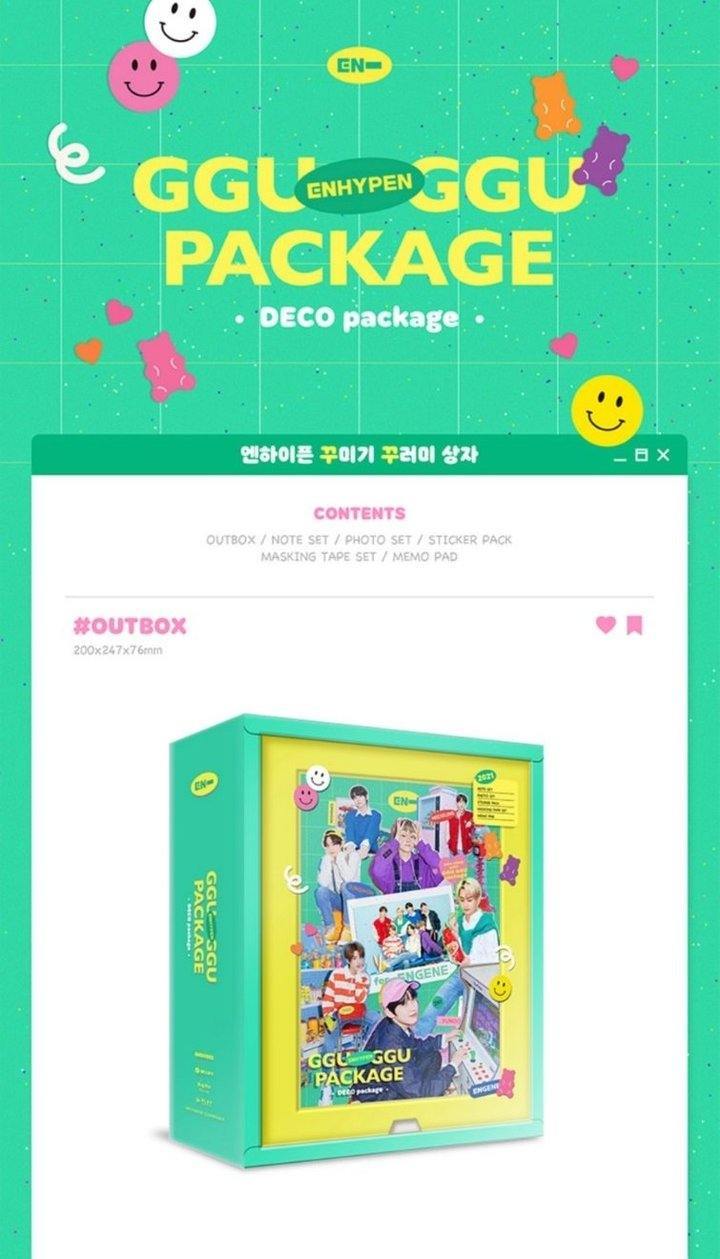 ENHYPEN GGU GGU PACKAGE + Weverse Gift - PRE ORDER