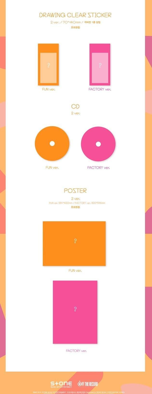 FROMIS_9 - 1st Single [Fun Factory] (A:Fun / B: Factory Ver.) - FROMIS 9