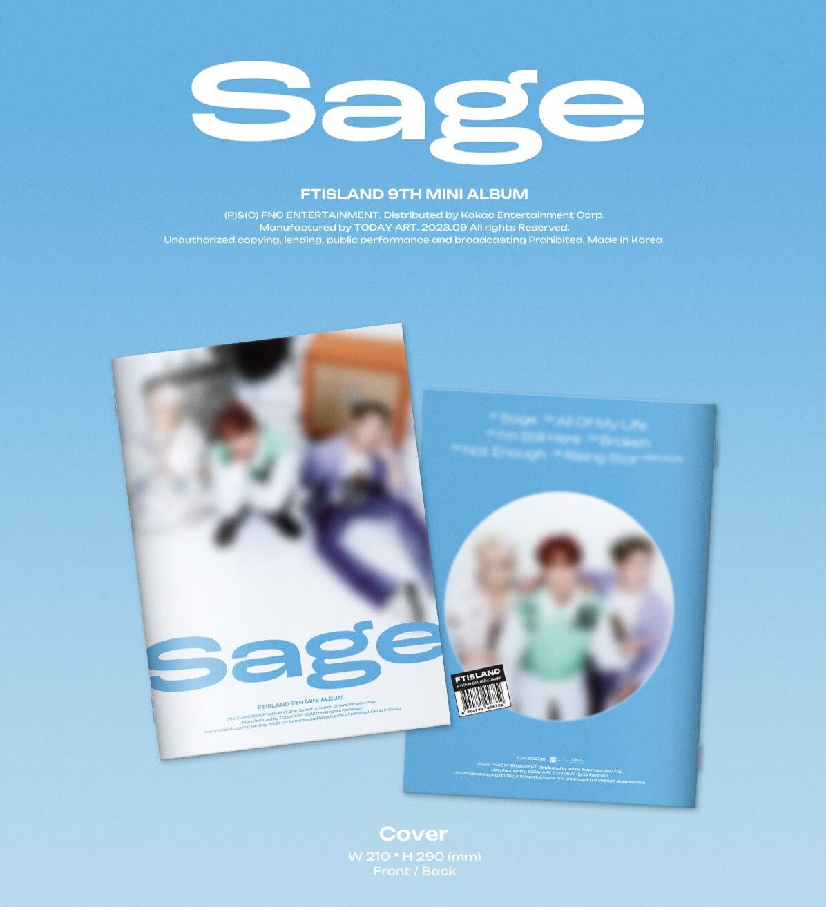 FTISLAND - SAGE (9TH MINI ALBUM) Nolae Kpop