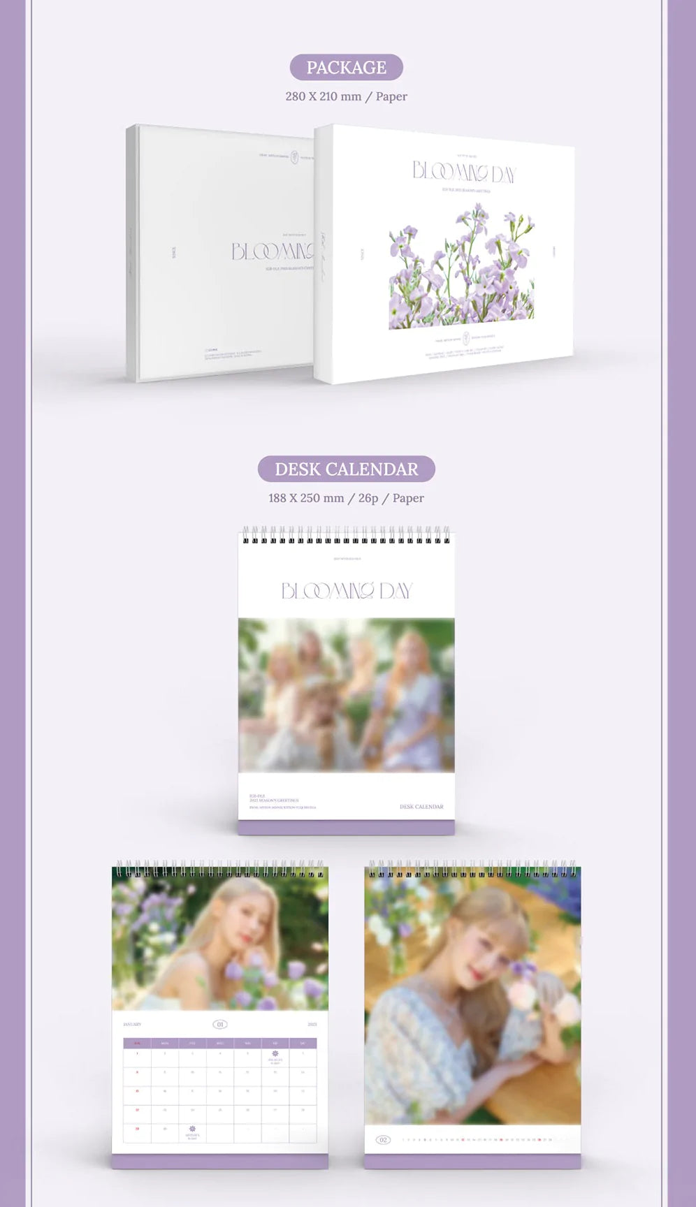 (G)I-DLE - 2023 SEASON'S GREETINGS "BLOOMING DAY" Nolae Kpop