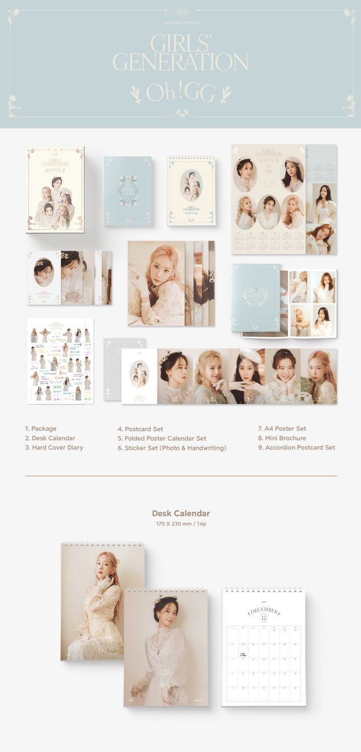 GIRLS’GENERATION – Oh!GG SEASON'S GREETINGS 2022 Nolae Kpop