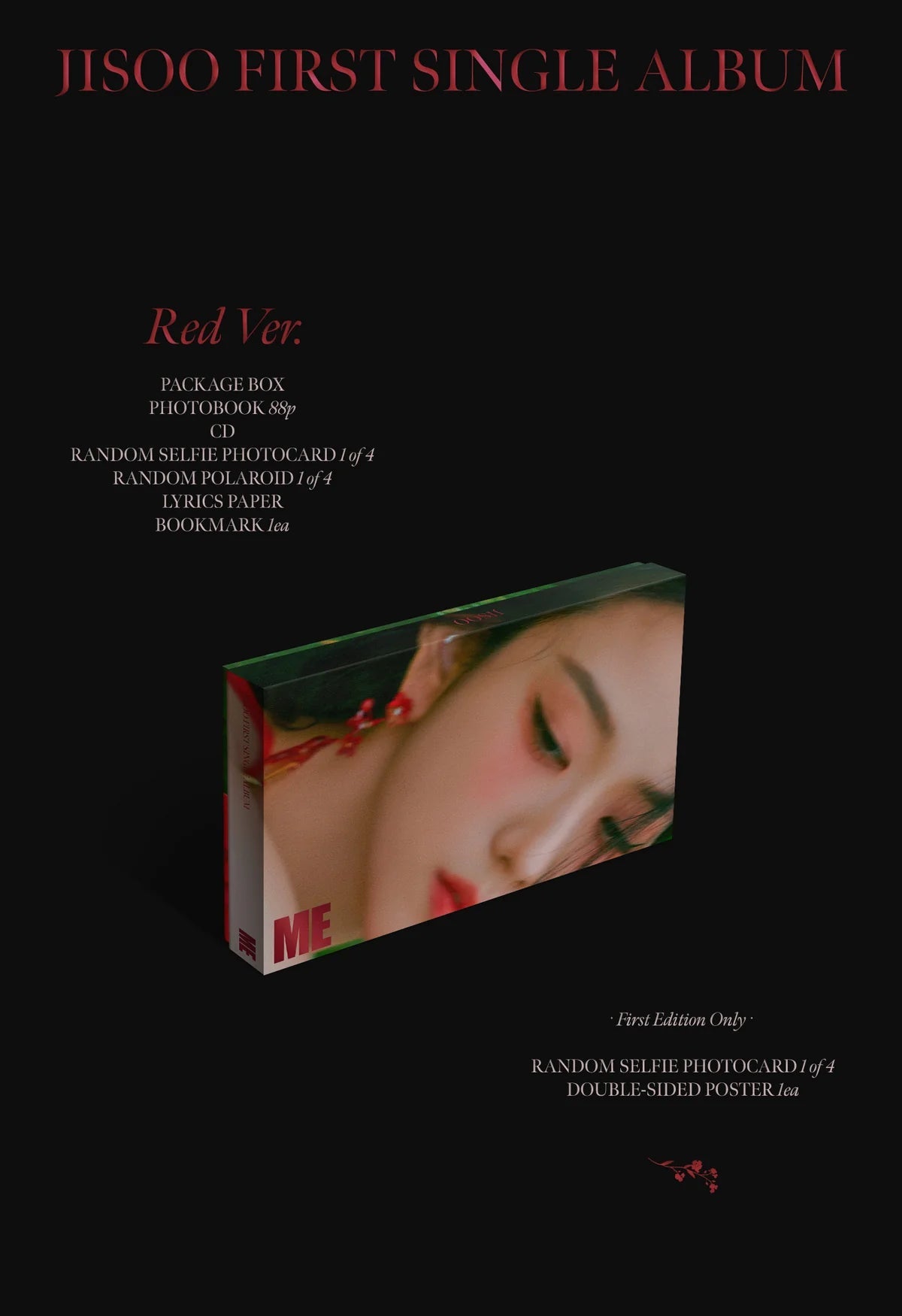 JISOO (BLACKPINK) - 1ST SINGLE ALBUM Nolae Kpop