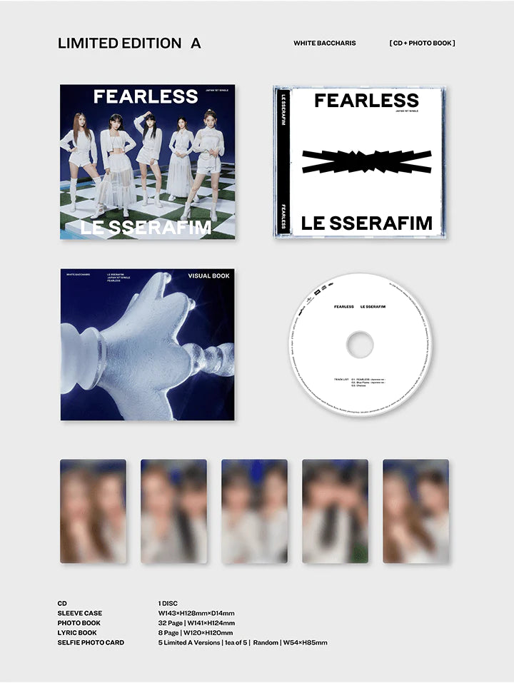 LE SSERAFIM - FEARLESS JAPAN (WeVerse 3 Ver. SET) Nolae Kpop