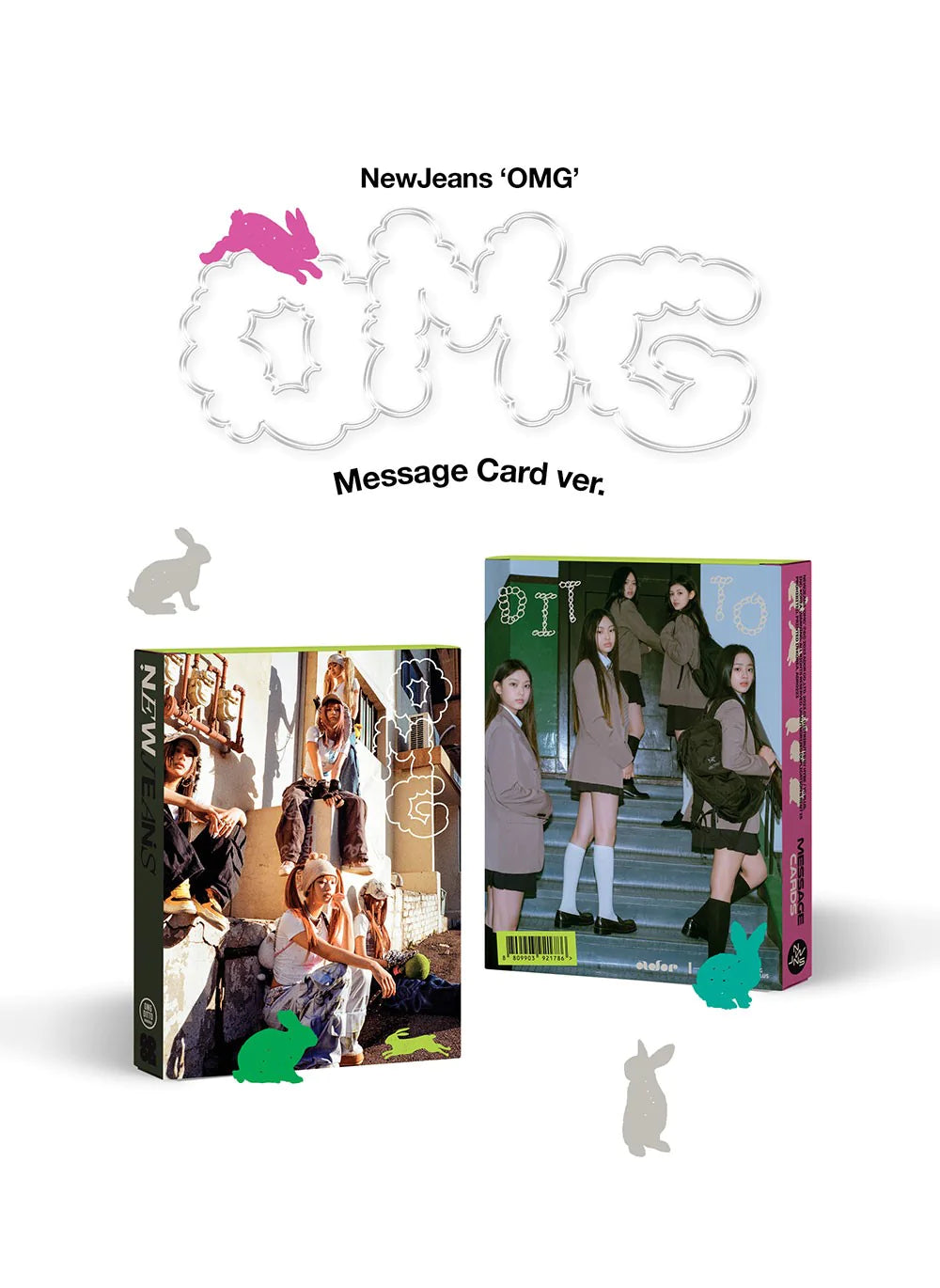 NewJeans - [OMG]Message Card ver.(Set ver)+ Weverse Gift Nolae Kpop