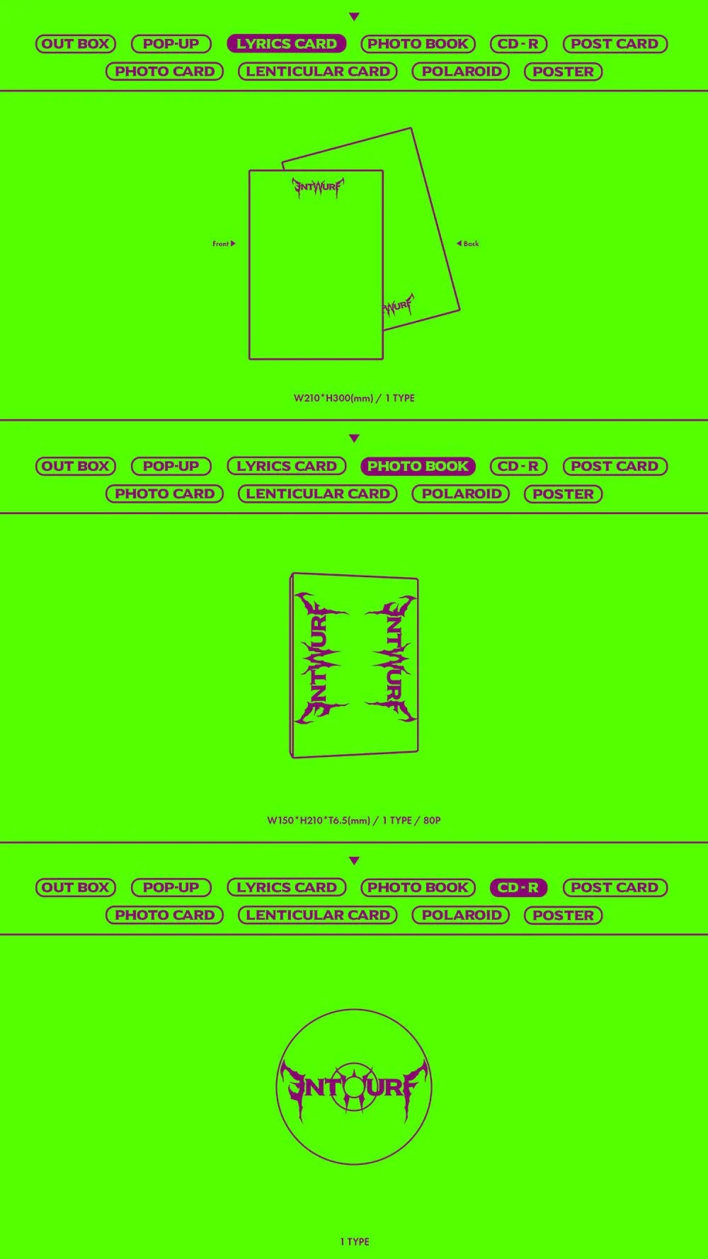 NMIXX - ENTWURF LIMITED VER. (2ND SINGLE ALBUM) Nolae Kpop