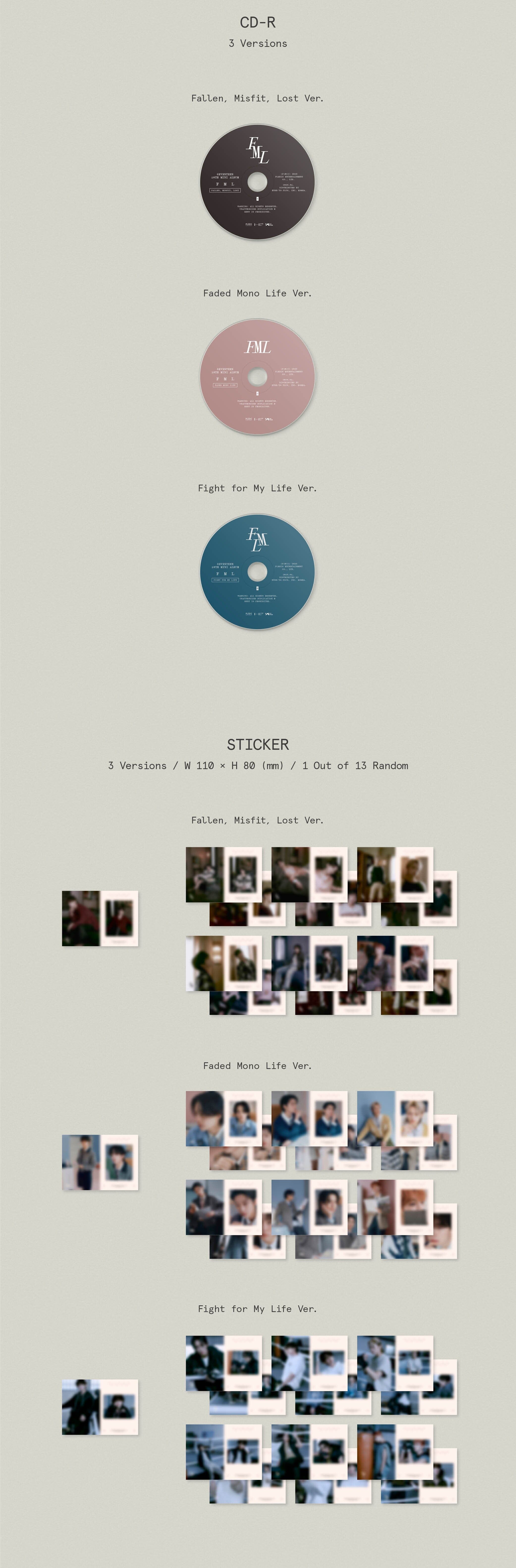 SEVENTEEN - 'FML' (10th Mini Album) Photobook Ver. Nolae Kpop