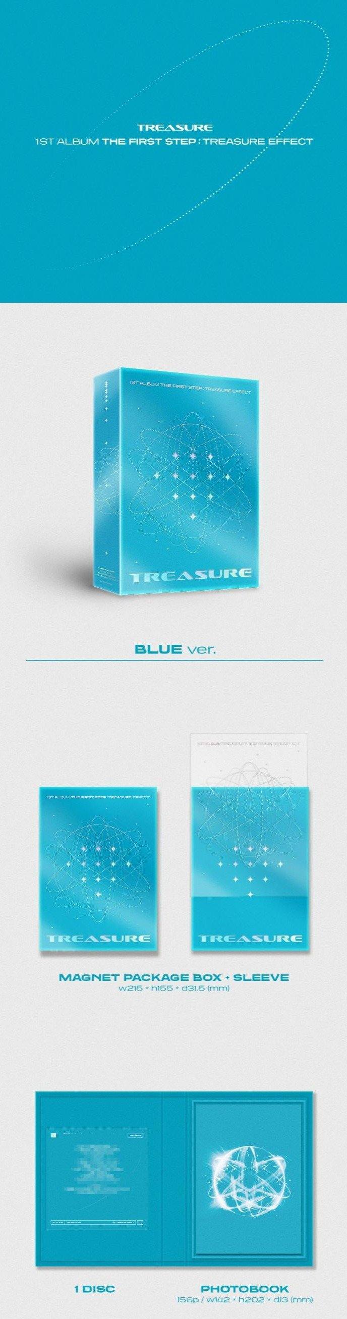 TREASURE - Vol.1 [THE FIRST STEP : TREASURE EFFECT] (Blau / Grün / Orange)