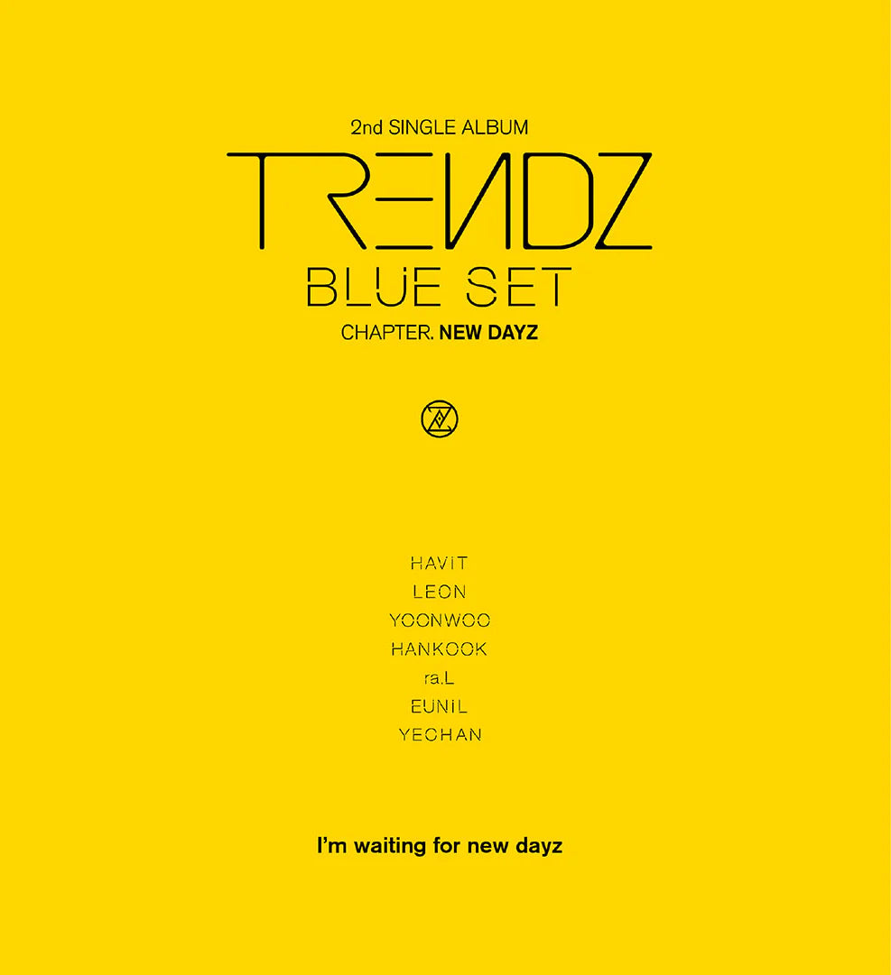 TRENDZ - BLUE SET CHAPTER. NEW DAYZ (2ND SINGLE ALBUM) Nolae Kpop