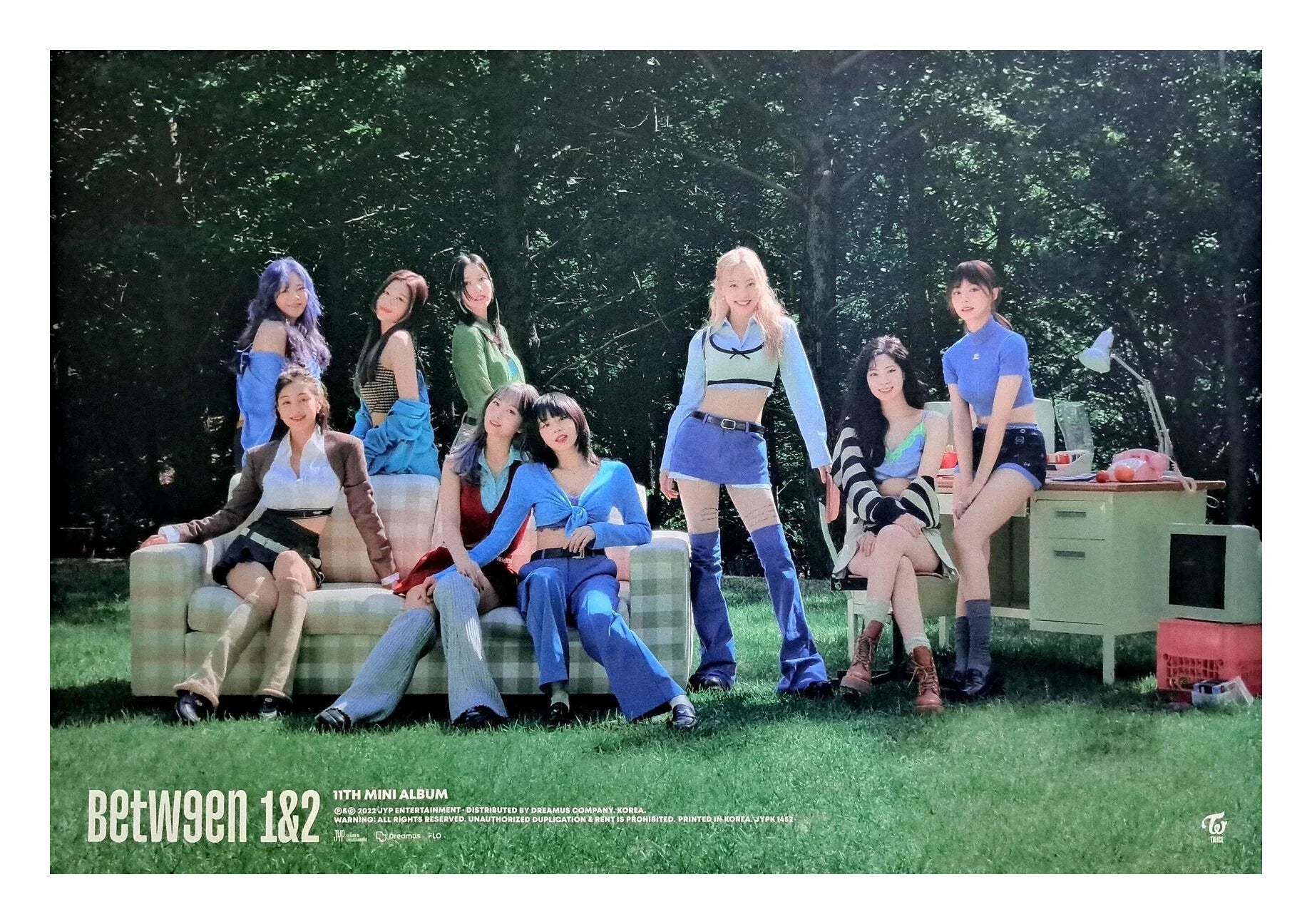 TWICE - BETWEEN 1&2 (11TH MINI ALBUM) - POSTER Nolae Kpop