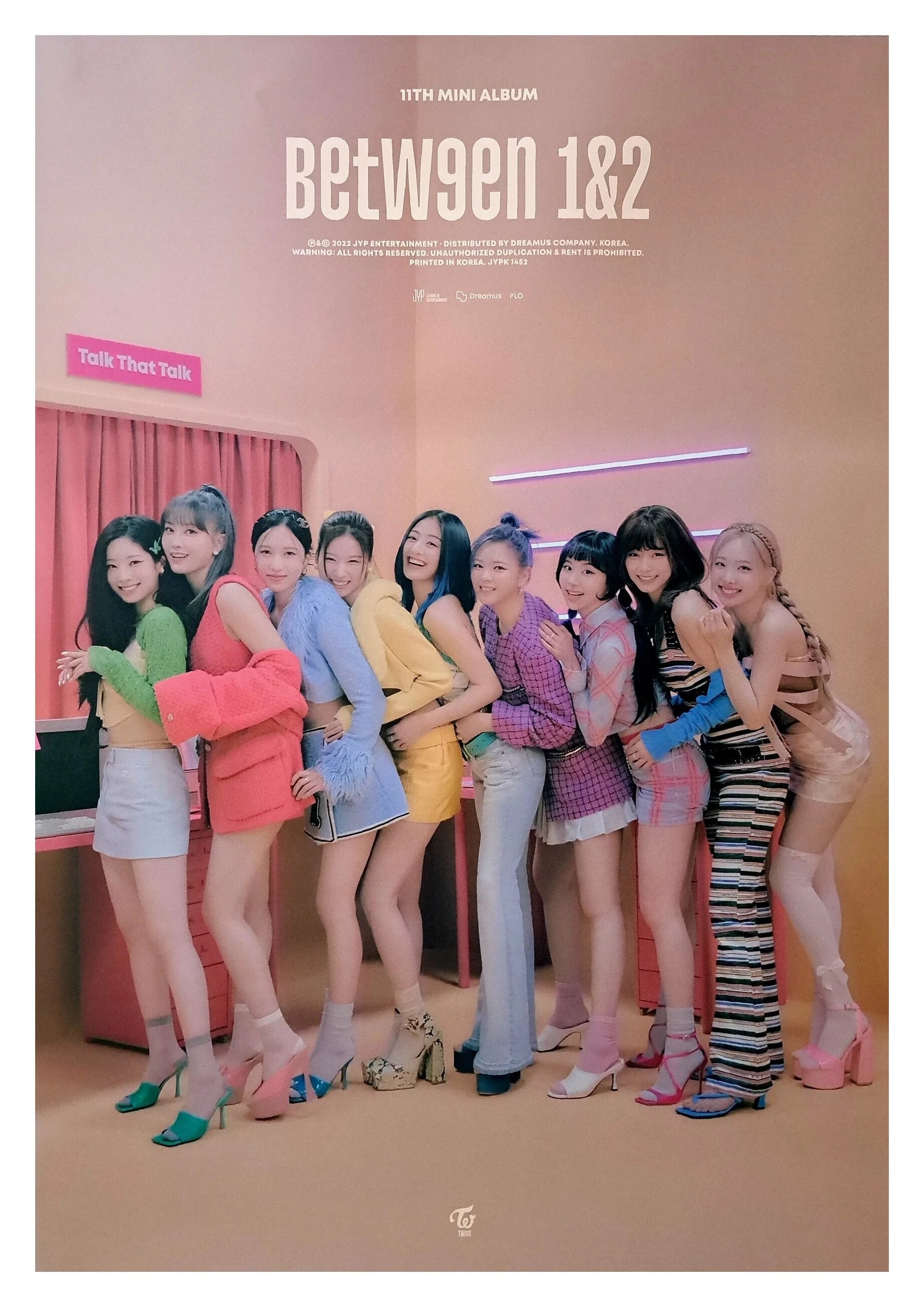 TWICE - BETWEEN 1&2 (11TH MINI ALBUM) - POSTER Nolae Kpop