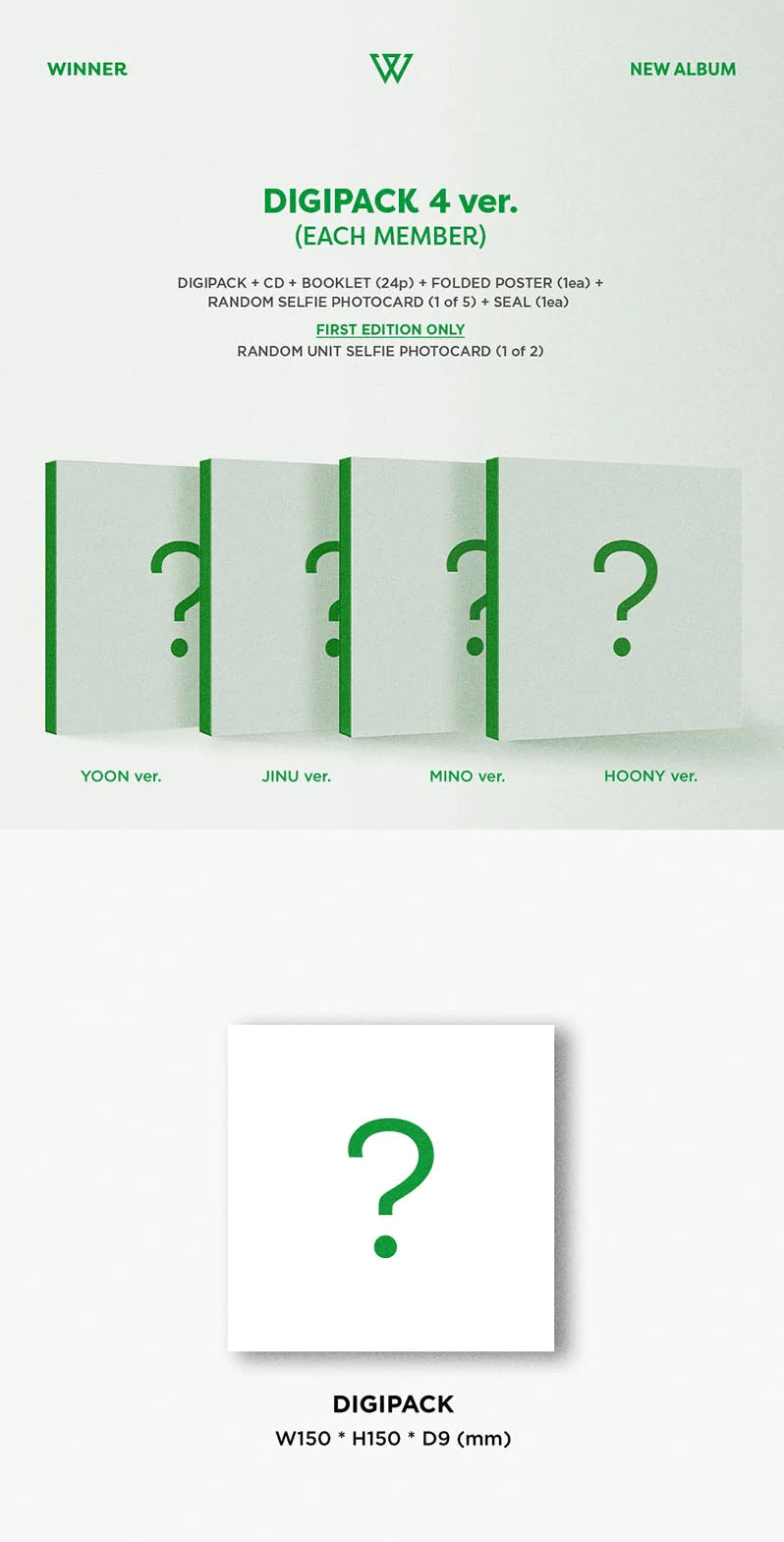 WINNER - 4TH MINI ALBUM [HOLIDAY] (DIGIPACK VER.) Nolae Kpop